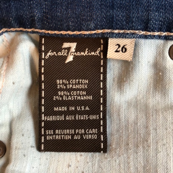 7 for all mankind jean shorts - Picture 6 of 6